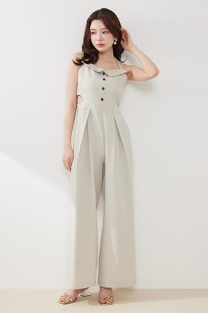 ウエストオープンキャミロンパース