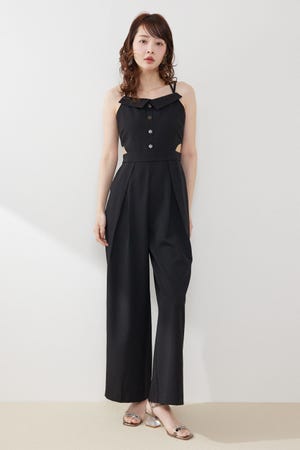 ウエストオープンキャミロンパース