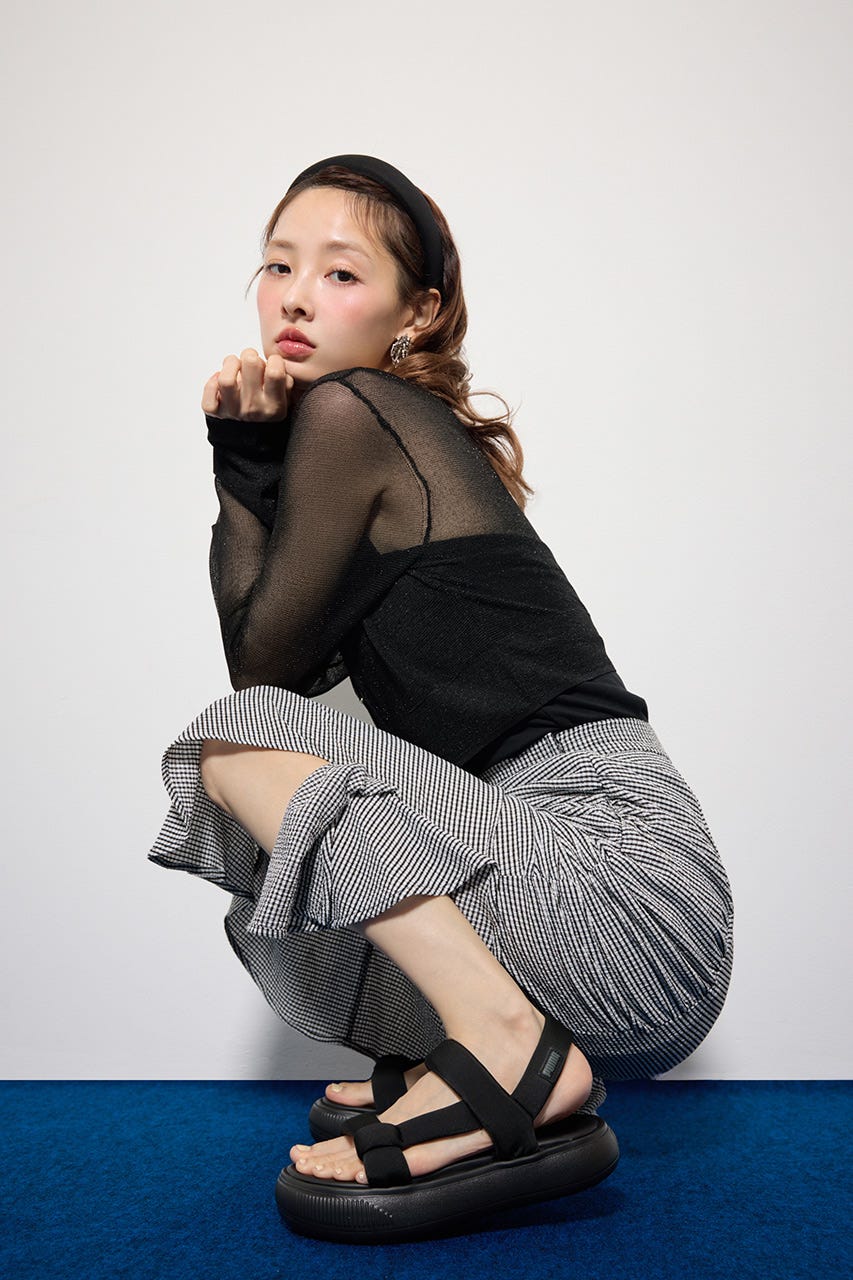 Imutinyan Joan様 刺繍　サンダル　38 23.5〜24.5センチ rienda | 【PUMA】マユサマーサンダル (サンダル ) |SHEL'TTER WEBSTORE