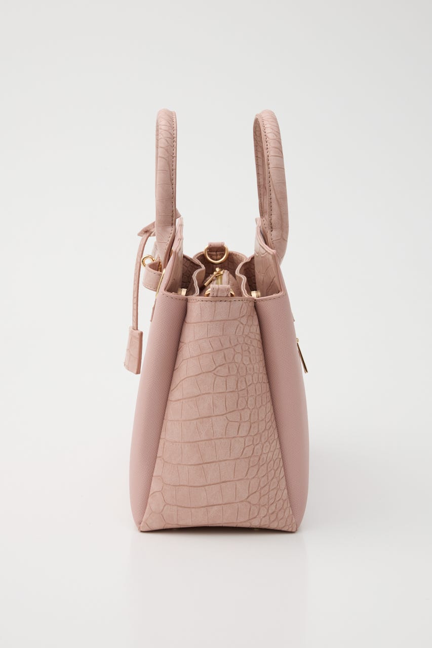 【森香澄さん着用】ベルトデザインカデナバッグ PNK FREE