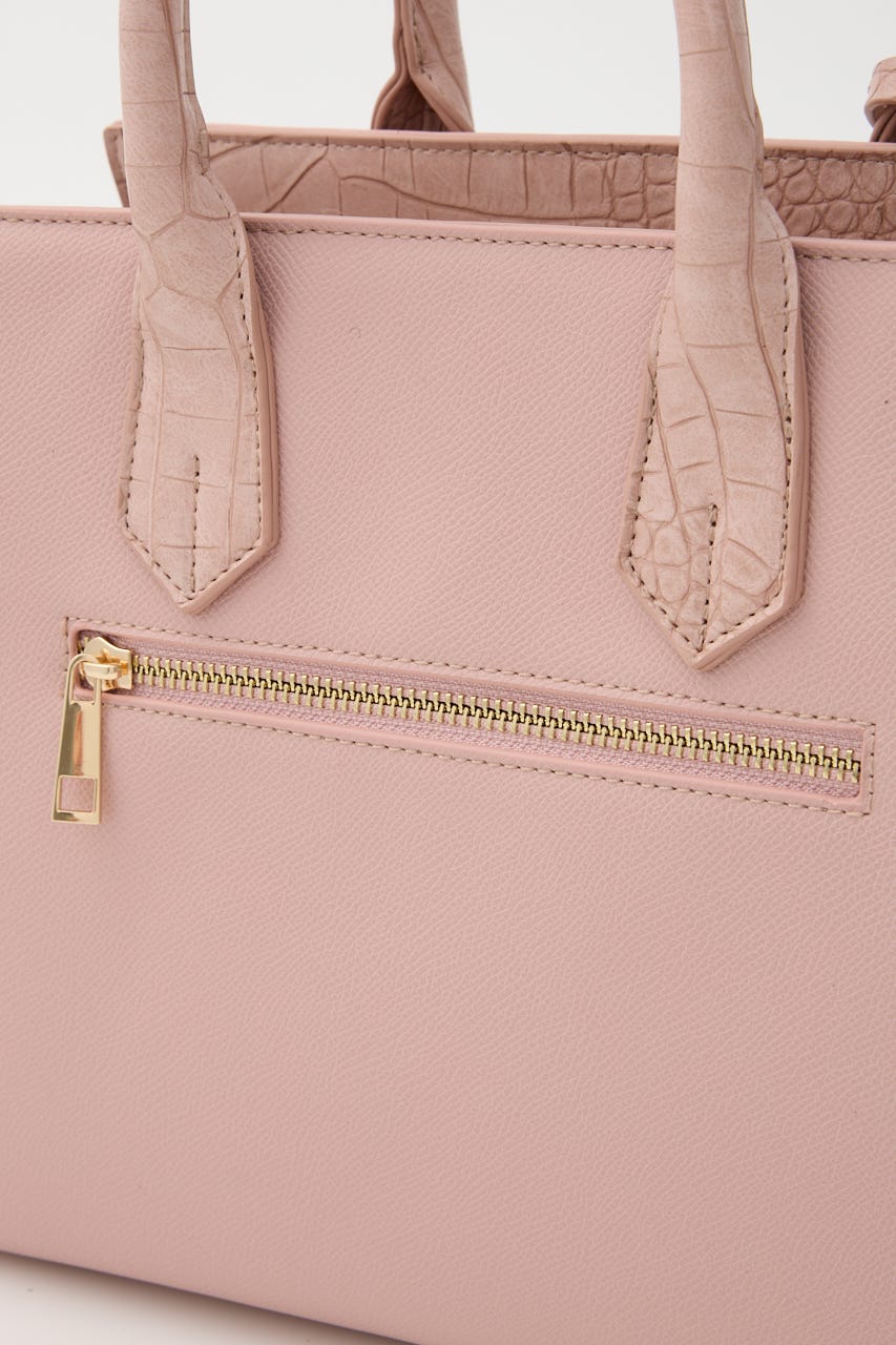 【森香澄さん着用】ベルトデザインカデナバッグ PNK FREE