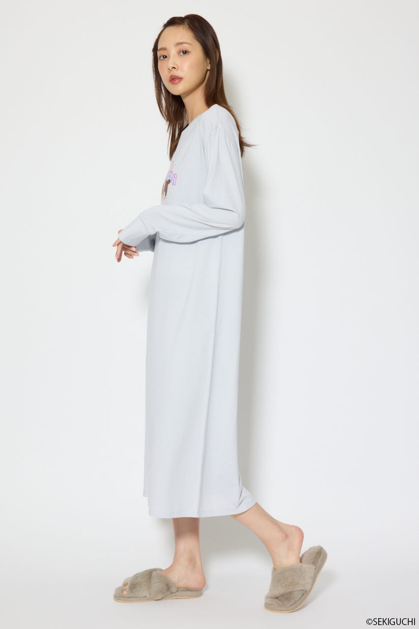 ベビチッチ｜riendaルームウェアワンピース L/BLU FREE