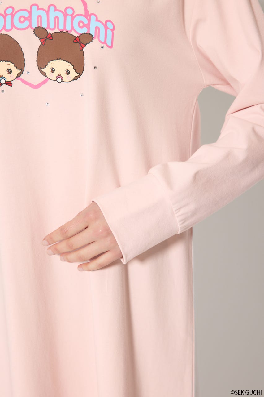 ベビチッチ｜riendaルームウェアワンピース PNK FREE