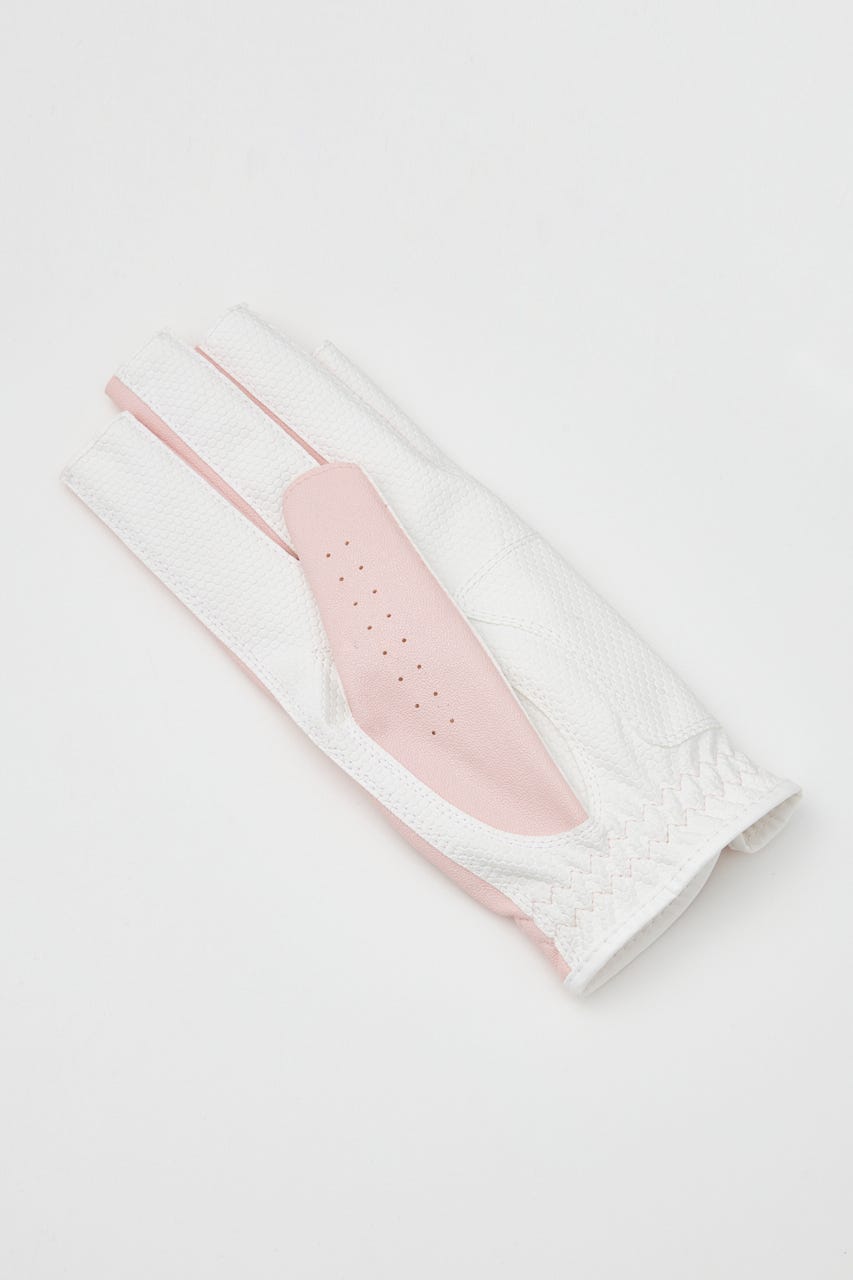 【RIENDA GOLF】RRネイルスルーグローブ PNK M