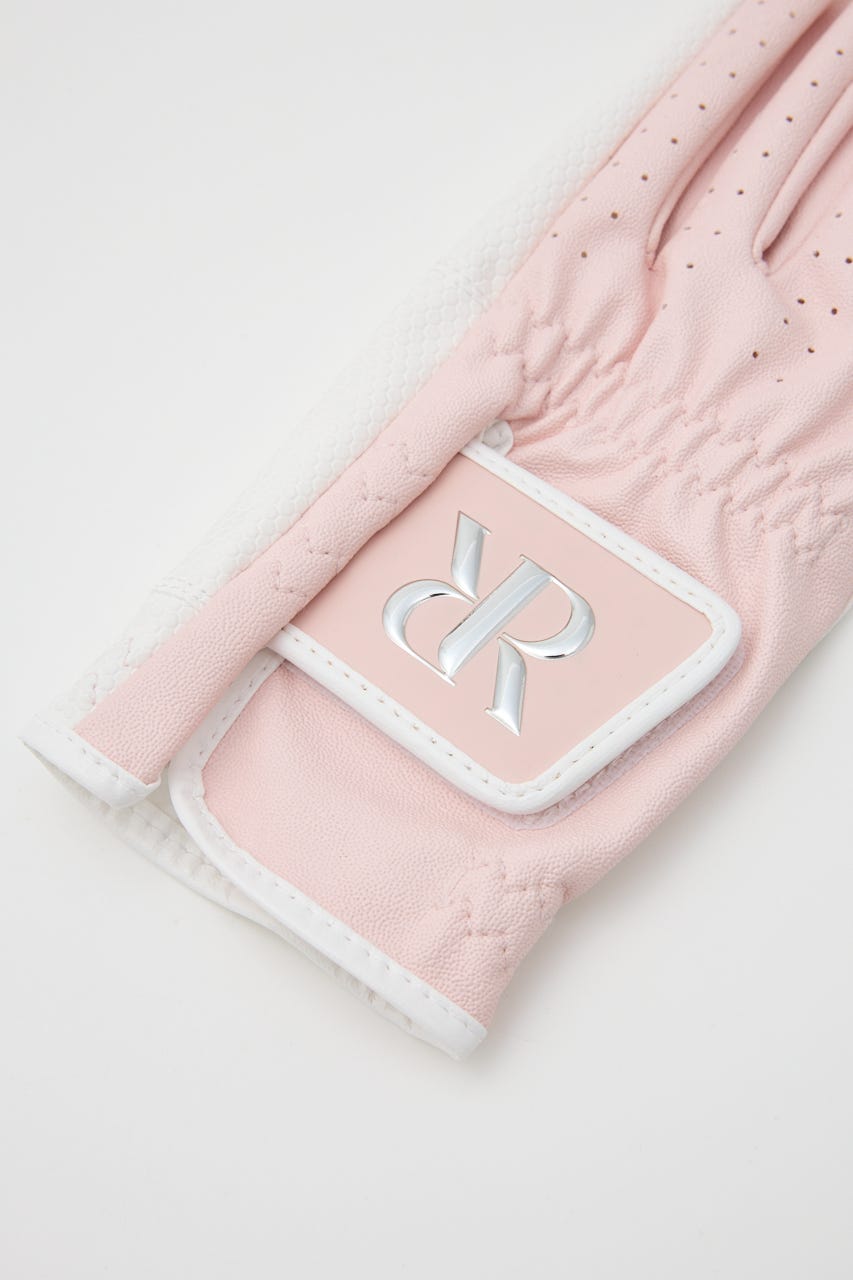 【RIENDA GOLF】RRネイルスルーグローブ PNK M