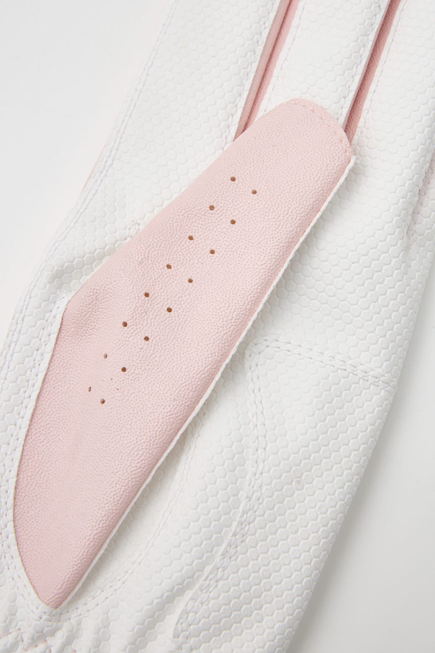 【RIENDA GOLF】RRネイルスルーグローブ PNK M