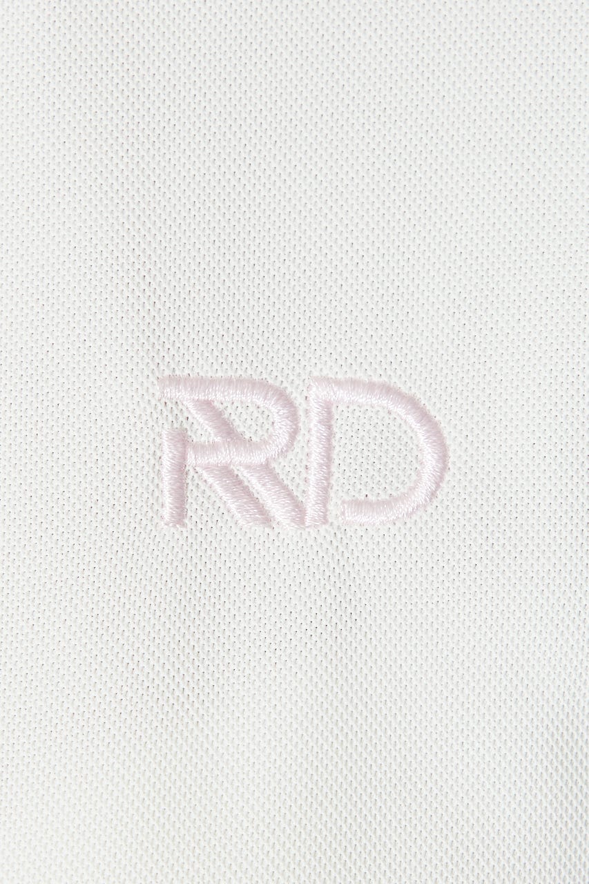 【一部店舗・WEB限定】【RIENDA GOLF】RDバイカラールーズポロシャツ WHT S
