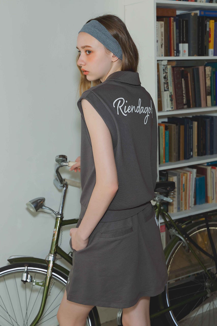 【一部店舗・WEB限定】【RIENDA GOLF】ノースリスウェットトップス D/GRY S