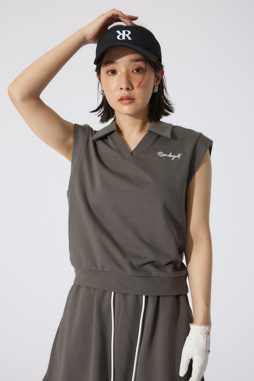 【一部店舗・WEB限定】【RIENDA GOLF】ノースリスウェットトップス D/GRY S