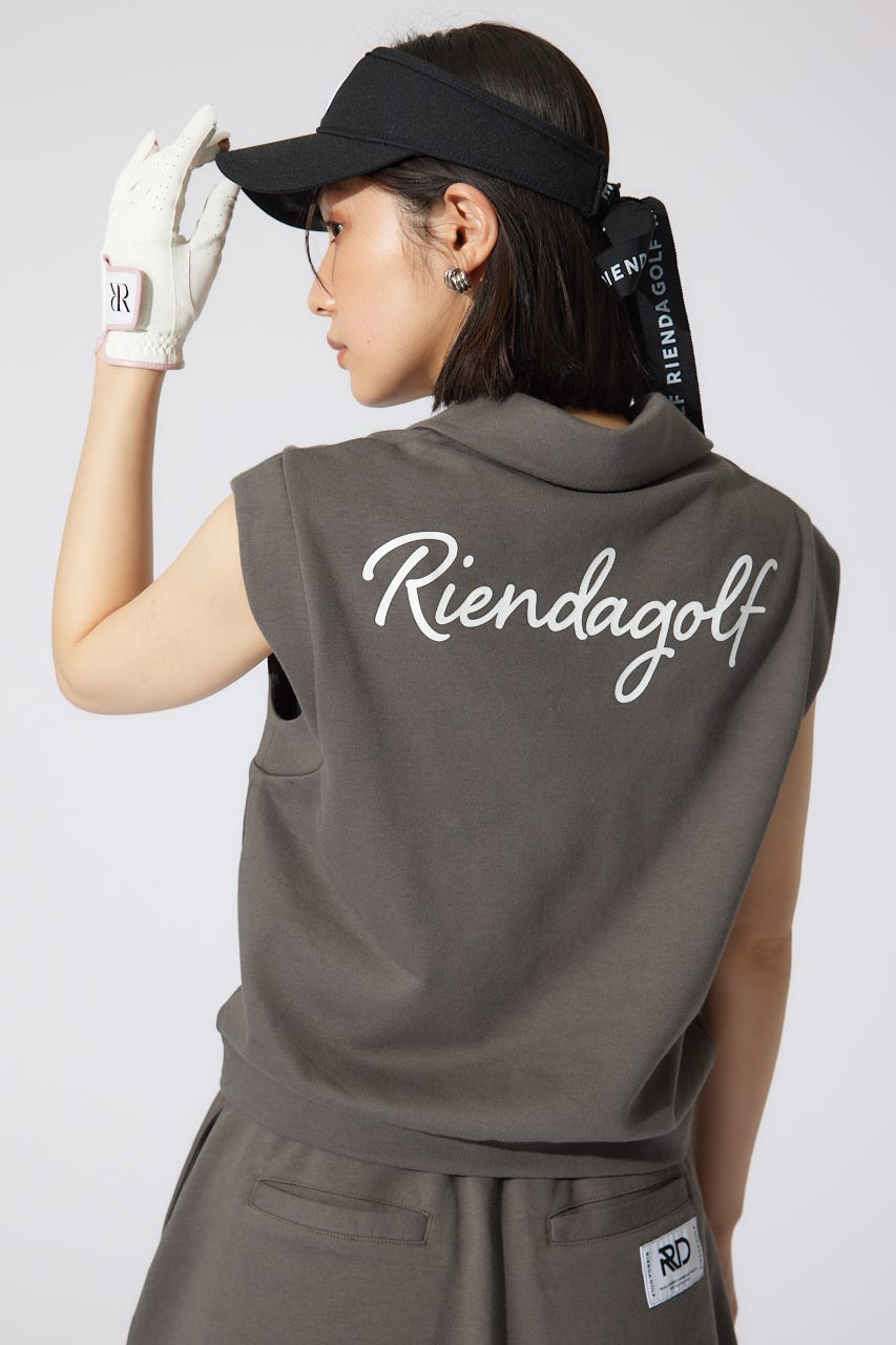 【一部店舗・WEB限定】【RIENDA GOLF】ノースリスウェットトップス D/GRY S