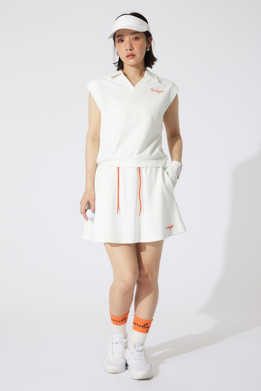 【一部店舗・WEB限定】【RIENDA GOLF】ノースリスウェットトップス WHT M