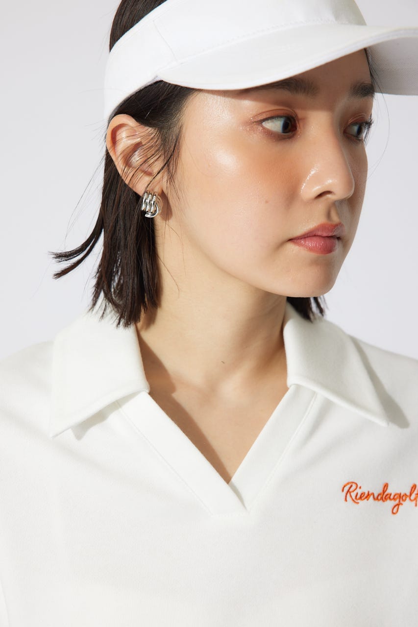 【一部店舗・WEB限定】【RIENDA GOLF】ノースリスウェットトップス WHT M