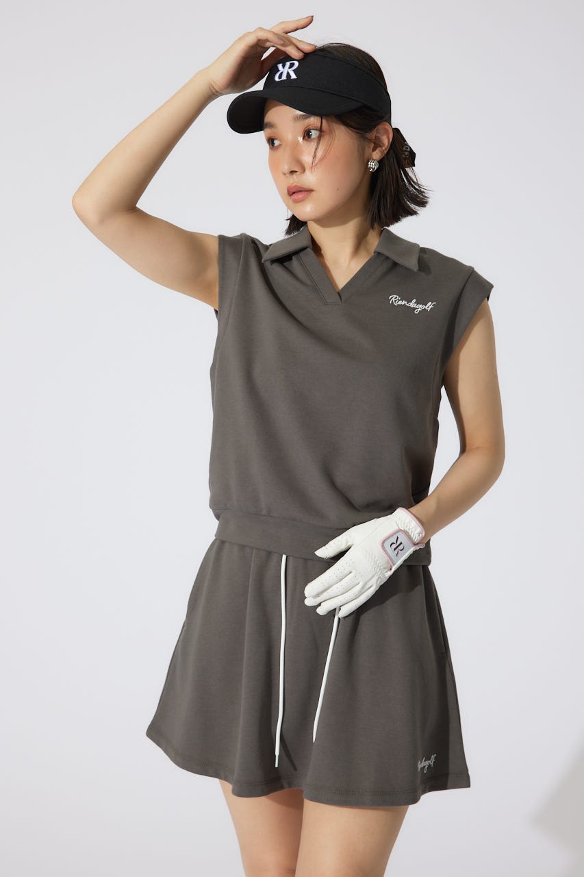 リエンダゴルフ　スウェットプルオーバー　Sサイズ　ブラック リエンダゴルフ スウェットプルオーバー Sサイズ ブラック