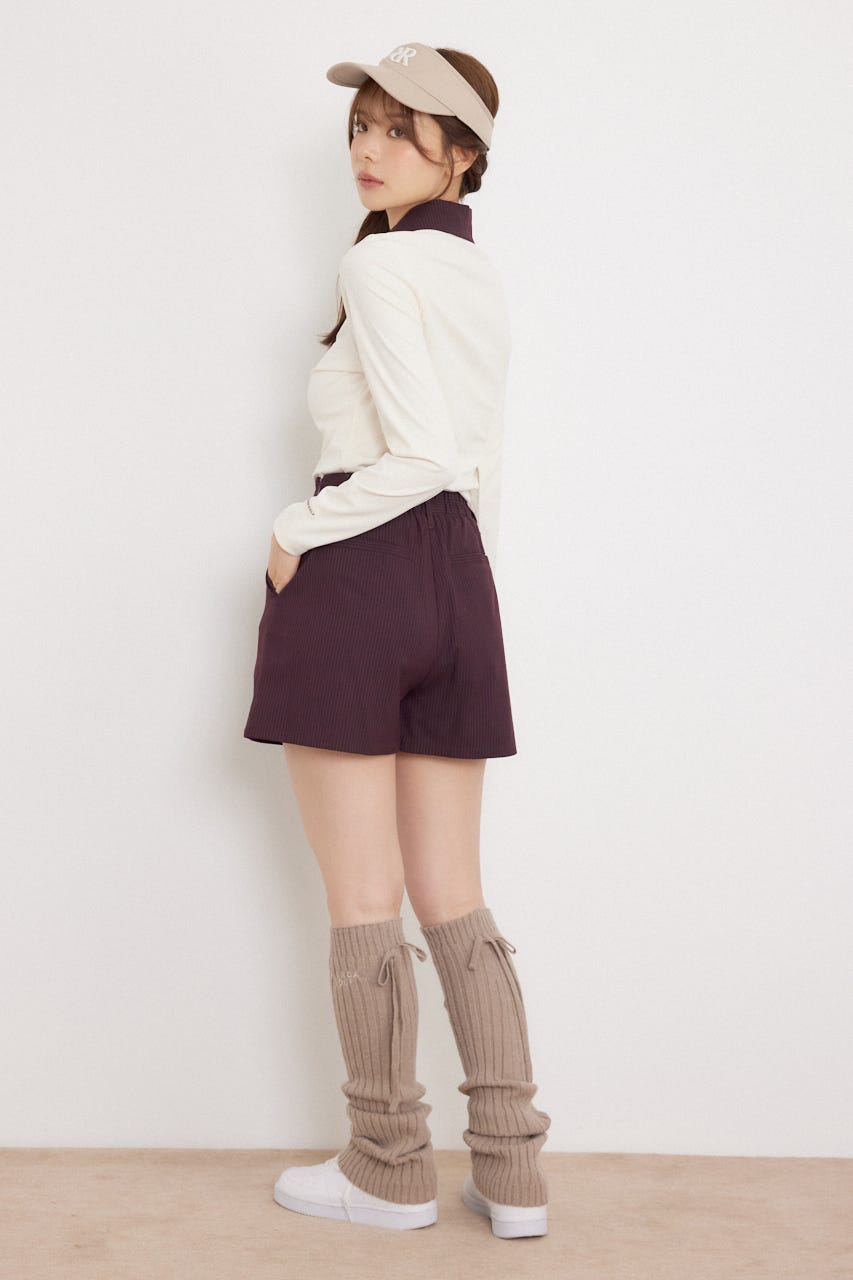 【一部店舗・WEB限定】【RIENDA GOLF】ラップデザインショートパンツ D/RED S