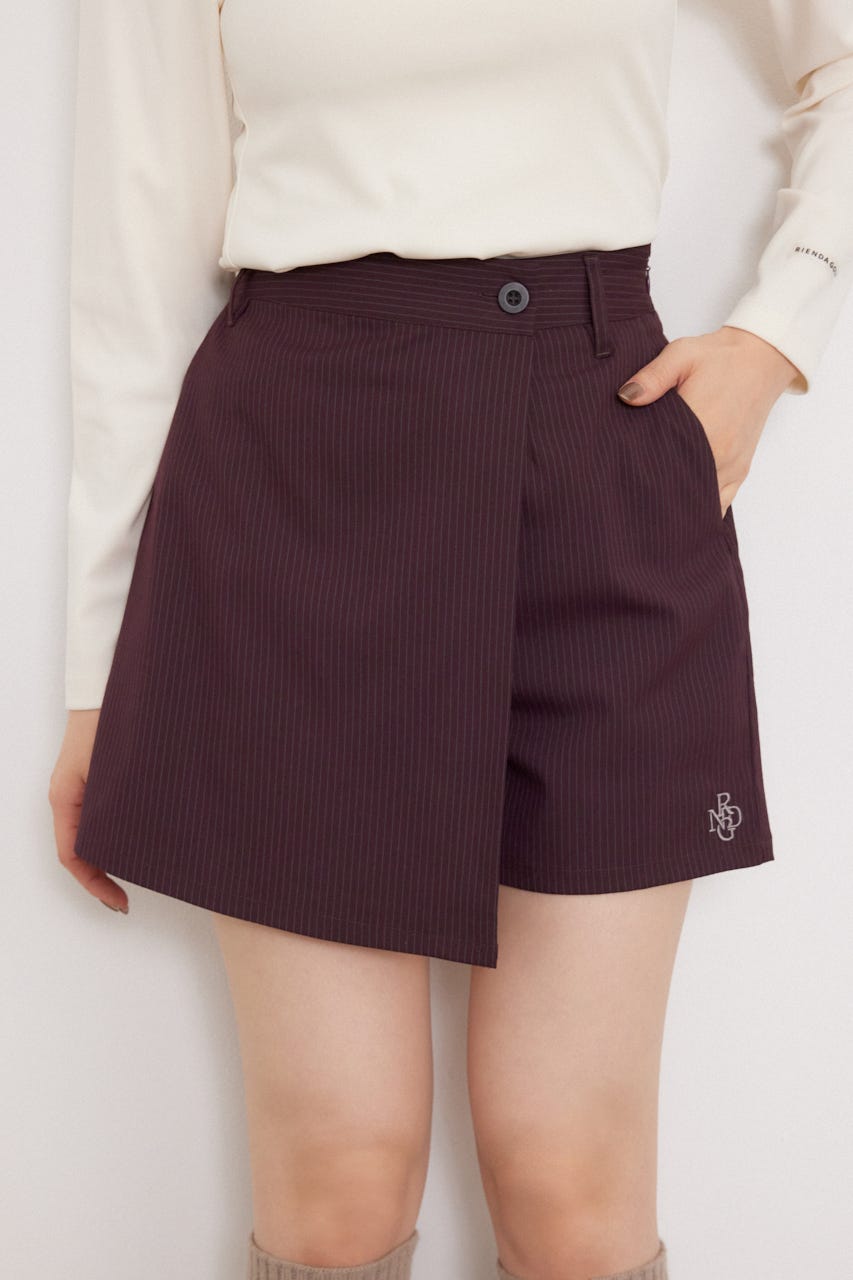 【一部店舗・WEB限定】【RIENDA GOLF】ラップデザインショートパンツ D/RED S
