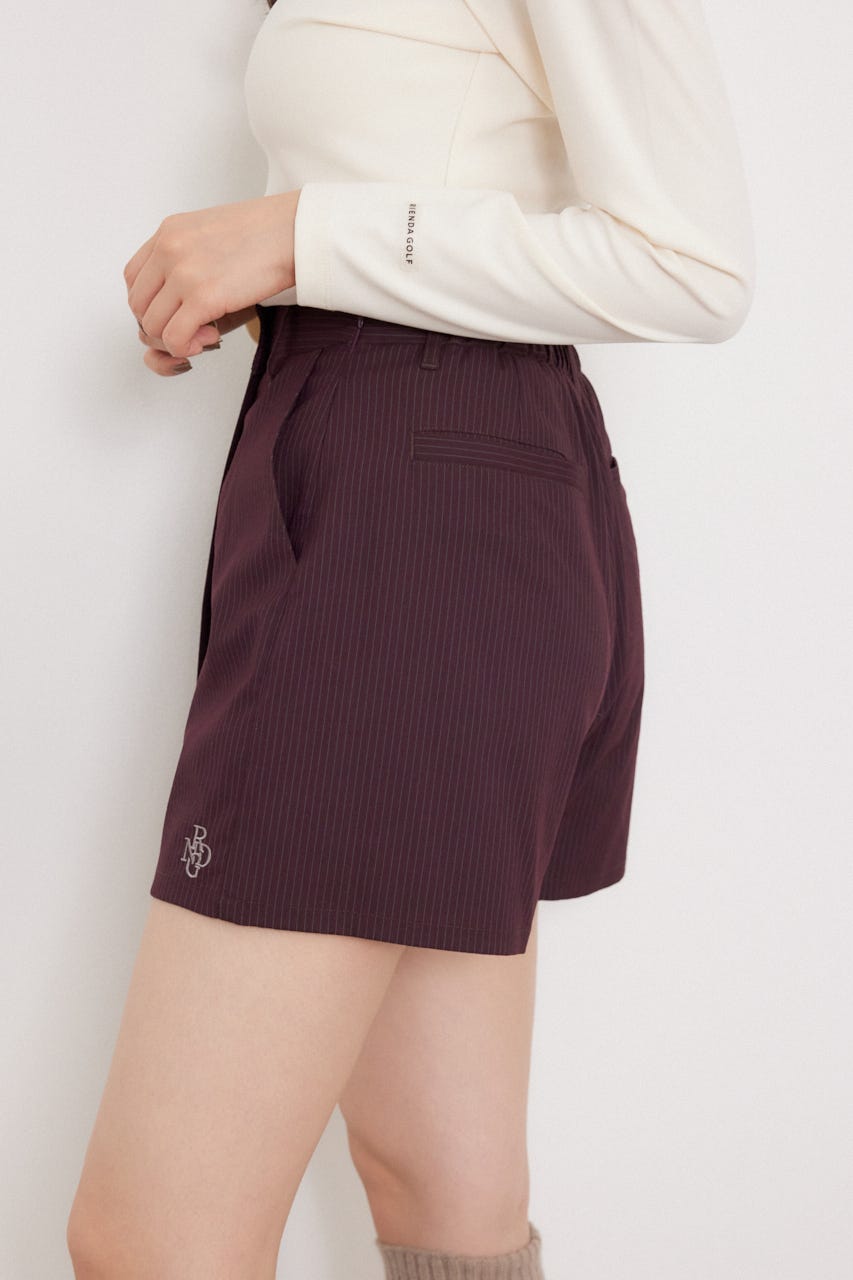 【一部店舗・WEB限定】【RIENDA GOLF】ラップデザインショートパンツ D/RED S