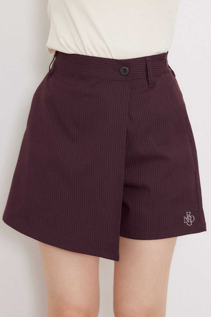 【一部店舗・WEB限定】【RIENDA GOLF】ラップデザインショートパンツ D/RED S