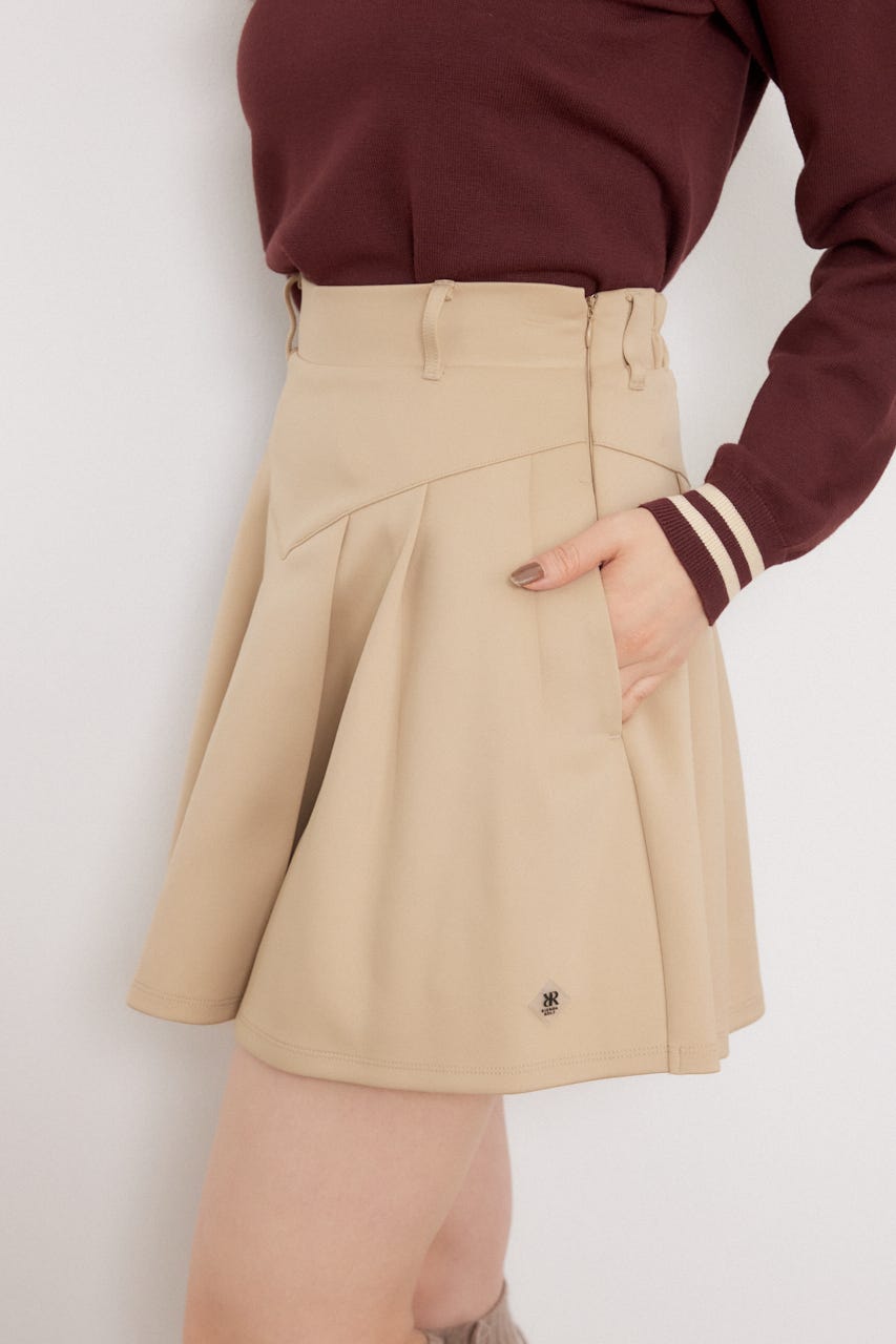 【一部店舗・WEB限定】【RIENDA GOLF】ベーシックポンチスカート BEG S