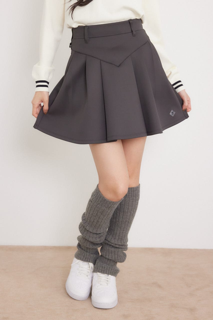 【一部店舗・WEB限定】【RIENDA GOLF】ベーシックポンチスカート D/GRY S