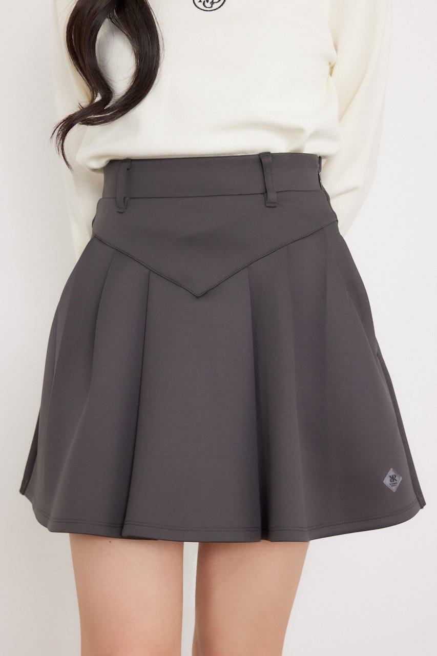 【一部店舗・WEB限定】【RIENDA GOLF】ベーシックポンチスカート D/GRY S