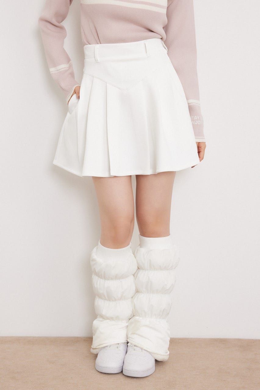 【一部店舗・WEB限定】【RIENDA GOLF】ベーシックポンチスカート WHT M