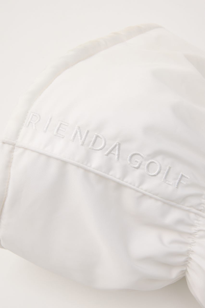 【一部店舗・WEB限定】【RIENDA GOLF】サイドラインパテッドレッグウォーマー WHT FREE