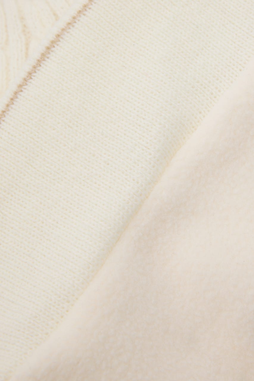 【一部店舗・WEB限定】【RIENDA GOLF】ケーブルニットキャップ WHT FREE