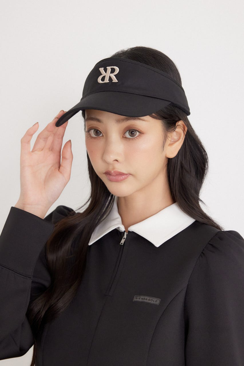 riendaの【一部店舗・WEB限定】【RIENDA GOLF】ベーシックロゴサンバイザー