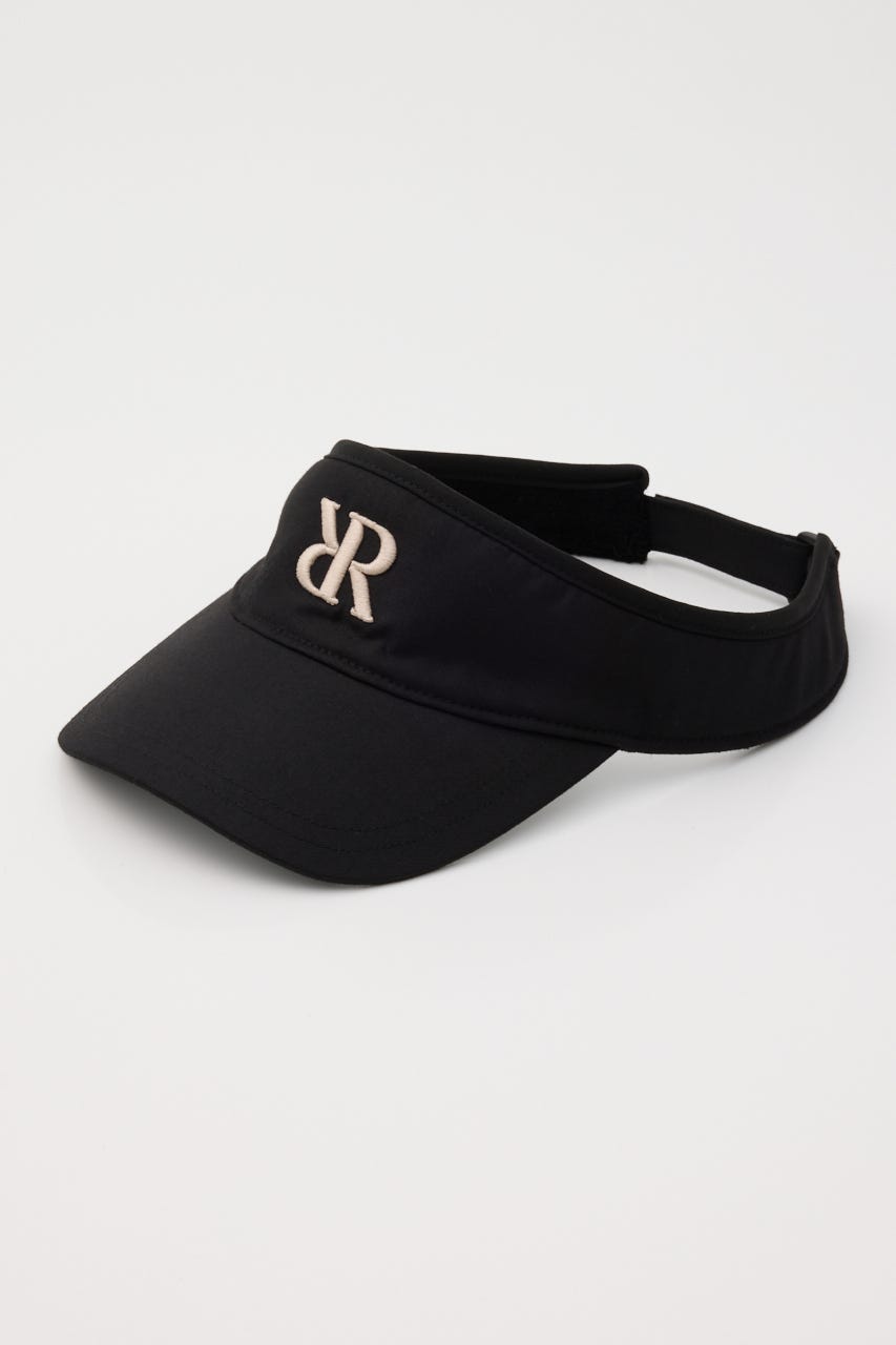 【一部店舗・WEB限定】【RIENDA GOLF】ベーシックロゴサンバイザー BLK FREE