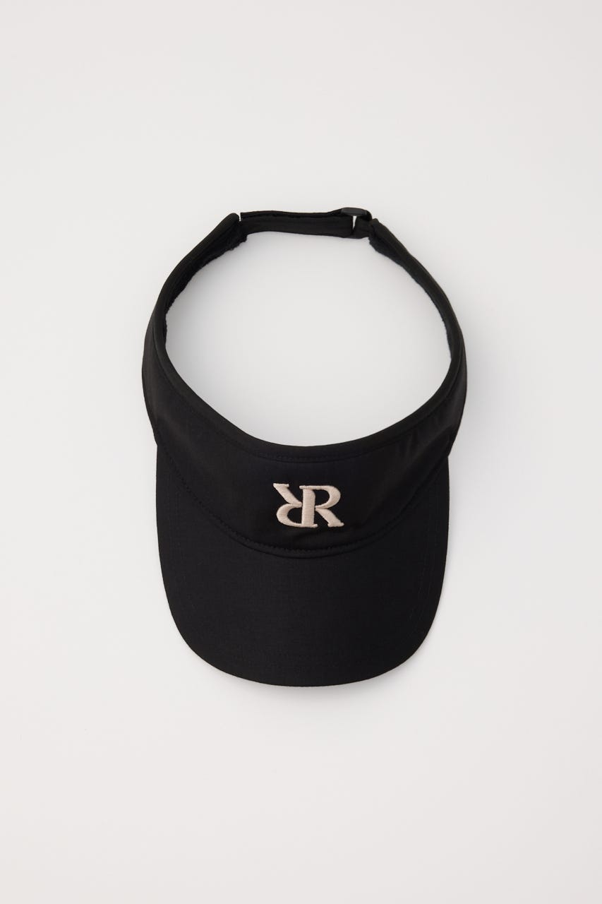 【一部店舗・WEB限定】【RIENDA GOLF】ベーシックロゴサンバイザー BLK FREE