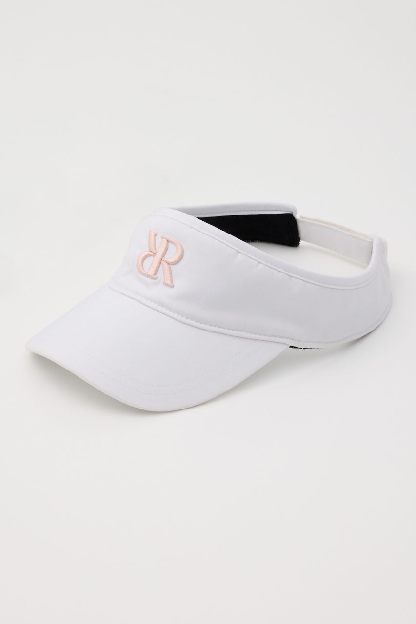 【一部店舗・WEB限定】【RIENDA GOLF】ベーシックロゴサンバイザー WHT FREE