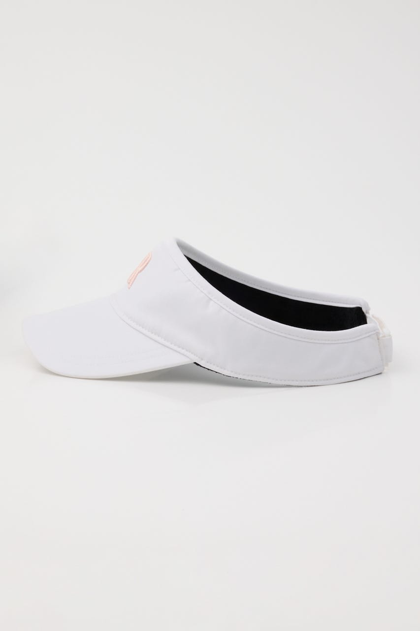 【一部店舗・WEB限定】【RIENDA GOLF】ベーシックロゴサンバイザー WHT FREE