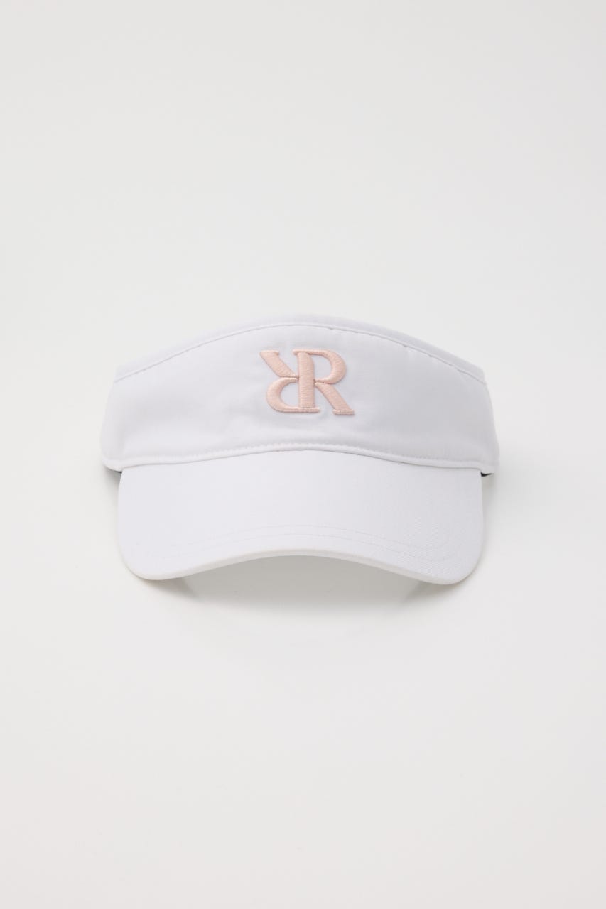 【一部店舗・WEB限定】【RIENDA GOLF】ベーシックロゴサンバイザー WHT FREE