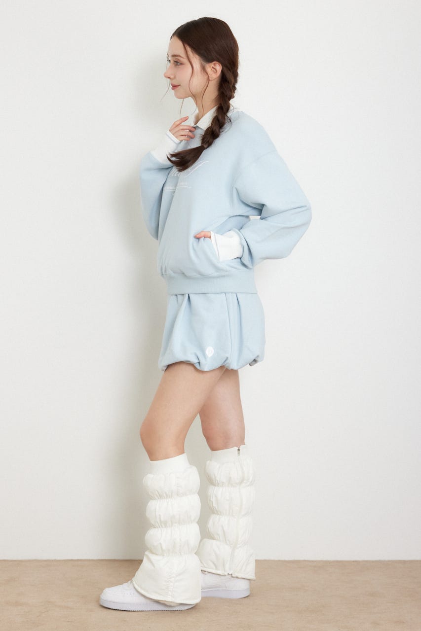 【一部店舗・WEB限定】【RIENDA GOLF】オリジナルバストロゴスウェットトップス BLU S
