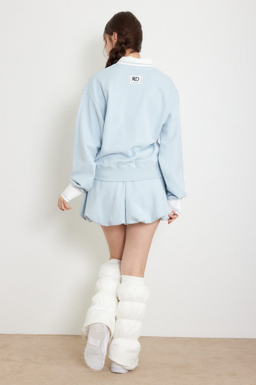 【一部店舗・WEB限定】【RIENDA GOLF】オリジナルバストロゴスウェットトップス BLU S