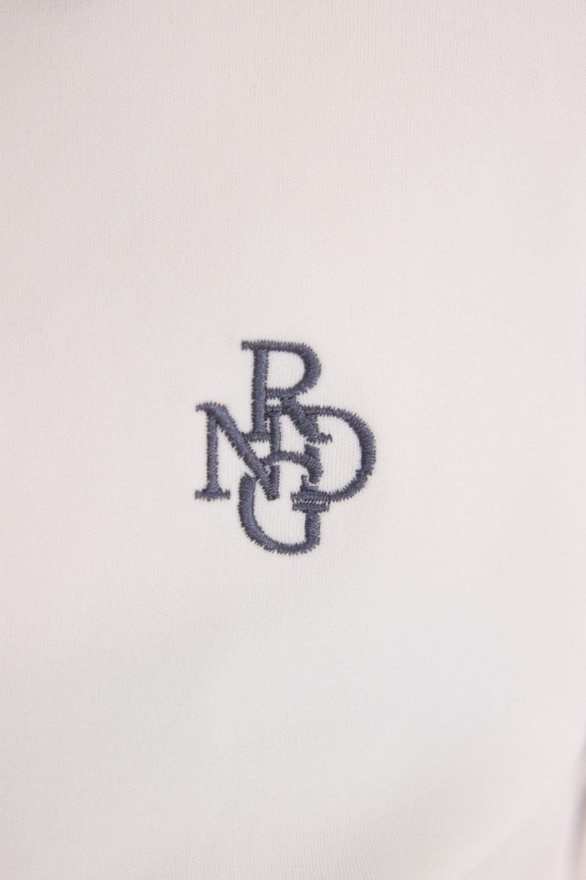 【一部店舗・WEB限定】【RIENDA GOLF】ポロカラーカットトップス WHT S