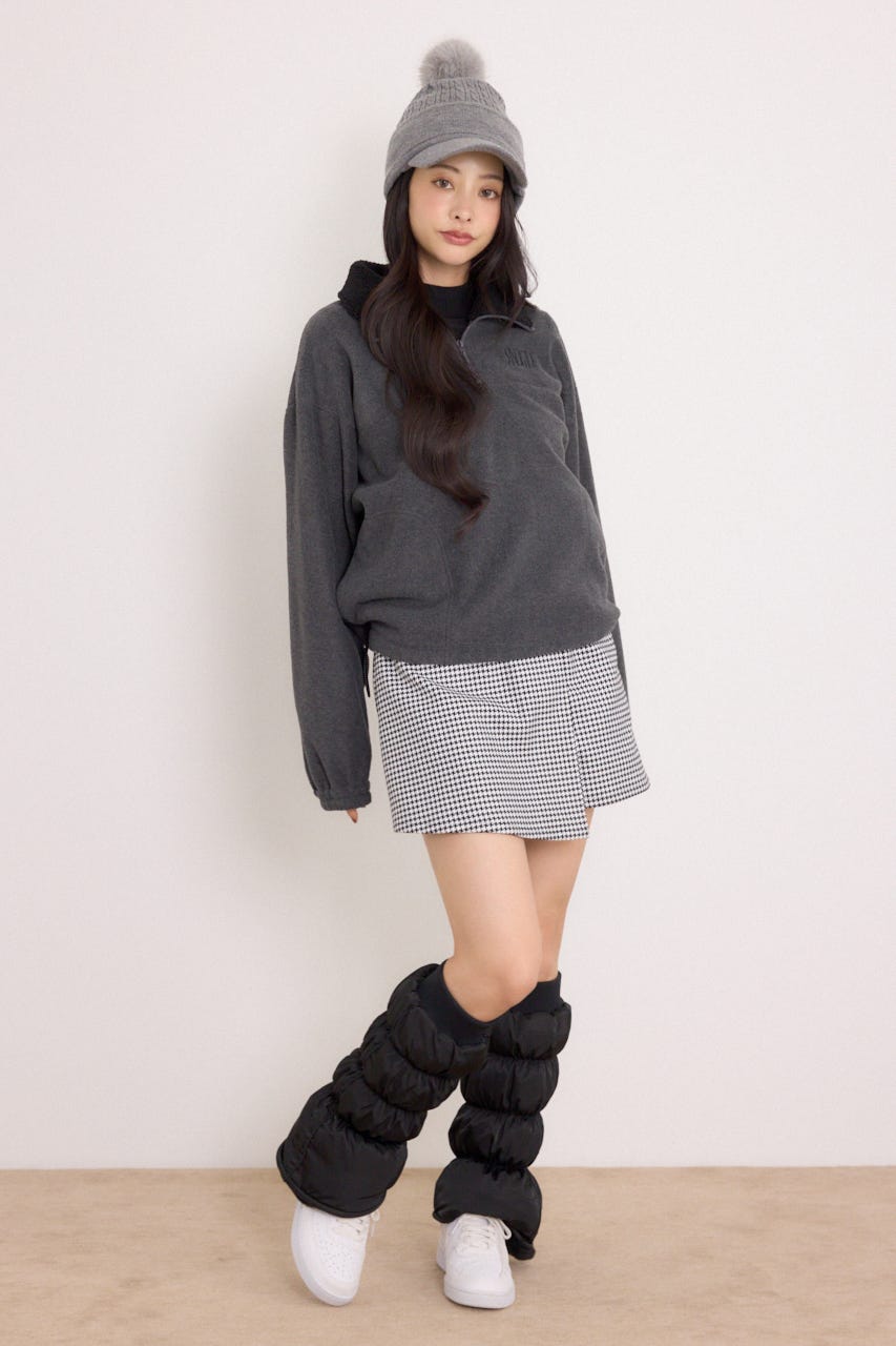 【一部店舗・WEB限定】【RIENDA GOLF】ハーフジップフリーストプルオーバー D/GRY S