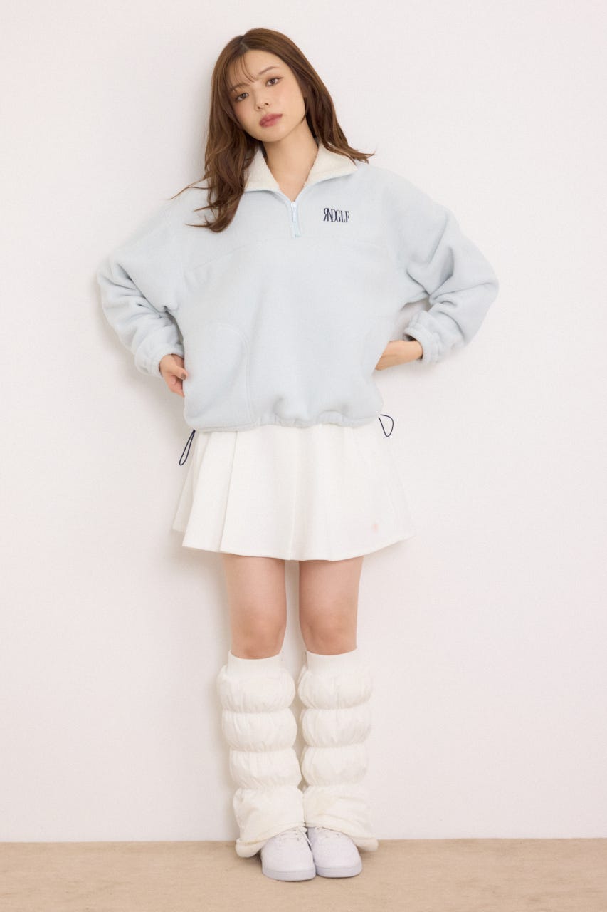 【一部店舗・WEB限定】【RIENDA GOLF】ハーフジップフリーストプルオーバー L/BLU S