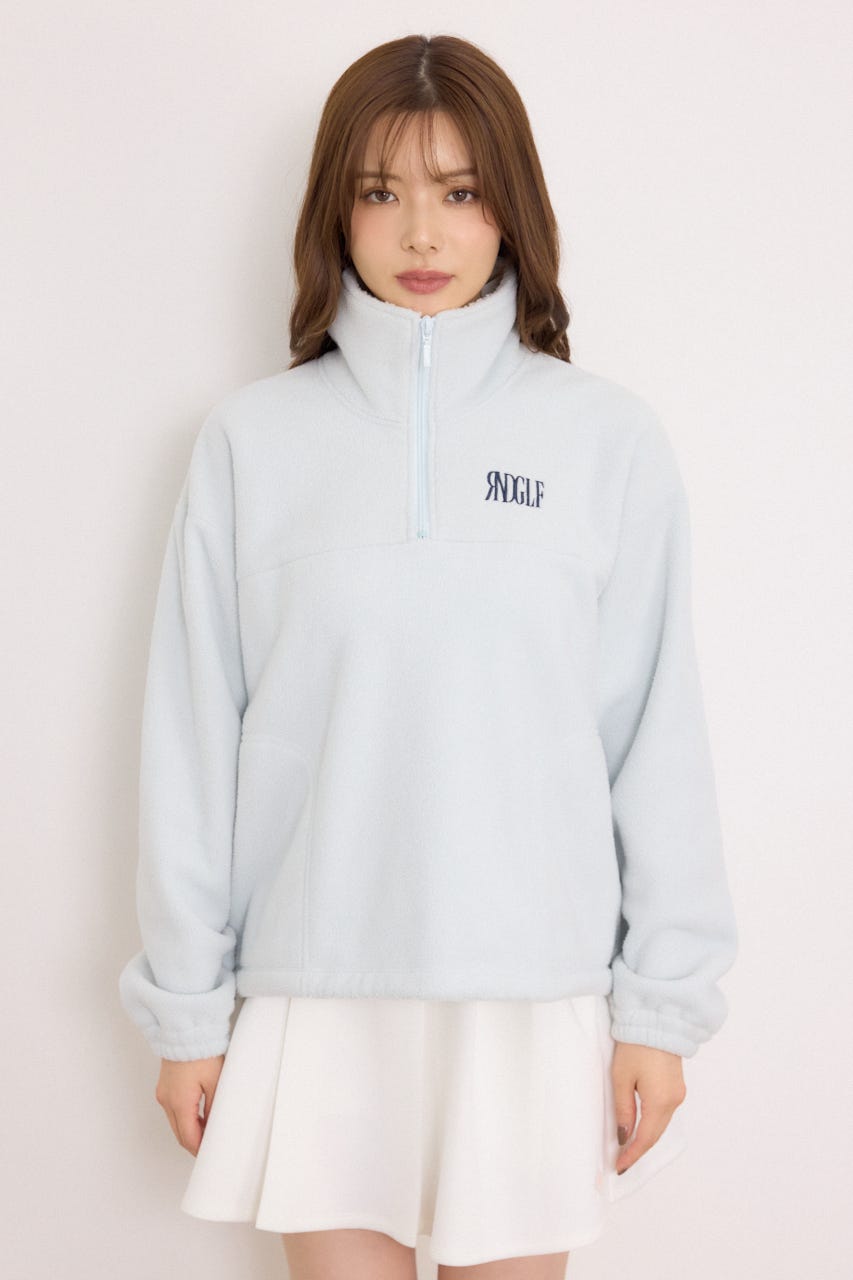 【一部店舗・WEB限定】【RIENDA GOLF】ハーフジップフリーストプルオーバー L/BLU S
