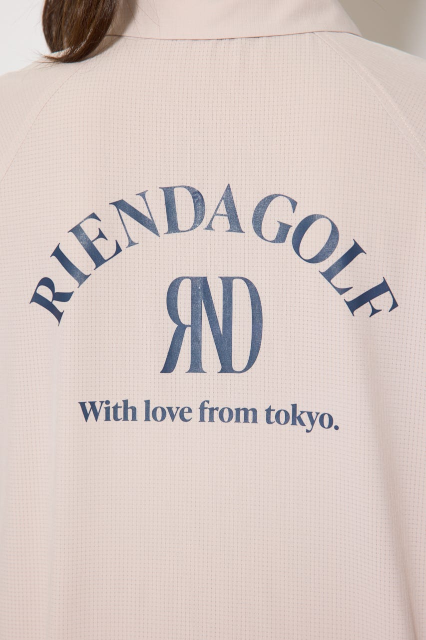 【一部店舗・WEB限定】【RIENDA GOLF】バイカラージップポイントブルゾン PNK S