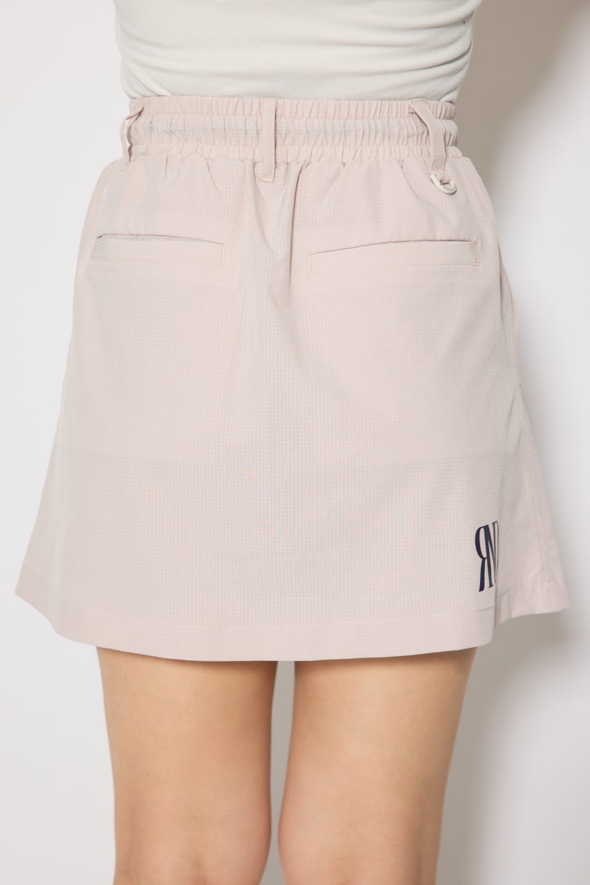 【一部店舗・WEB限定】【RIENDA GOLF】バイカラージップポイントスカート PNK S