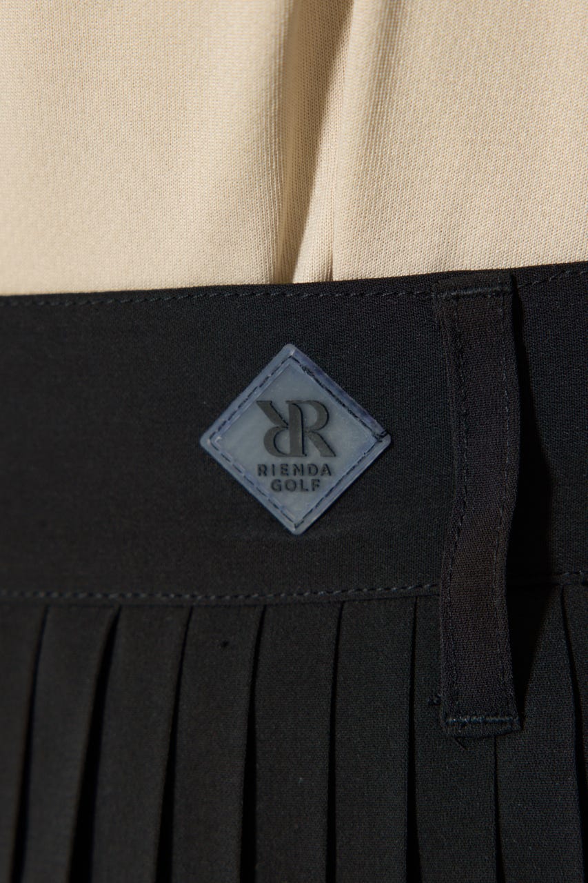 【一部店舗・WEB限定】【RIENDA GOLF】プリーツティアードスカート BLK M