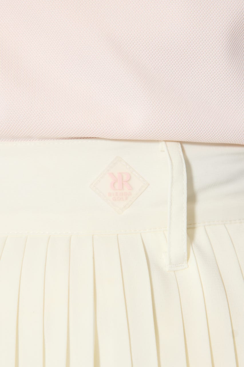 【一部店舗・WEB限定】【RIENDA GOLF】プリーツティアードスカート WHT M