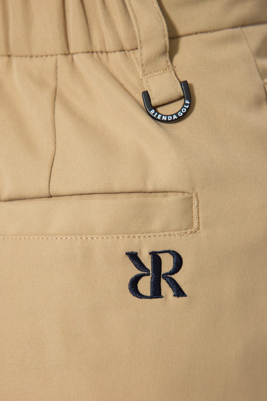 【一部店舗・WEB限定】【RIENDA GOLF】ダブルタックベーシックショートパンツ BEG S