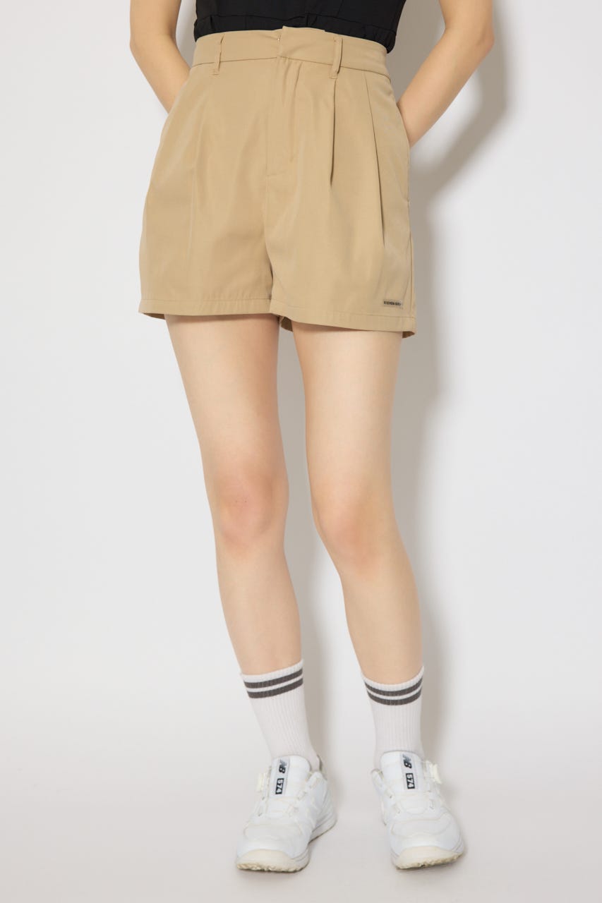 【一部店舗・WEB限定】【RIENDA GOLF】ダブルタックベーシックショートパンツ BEG S