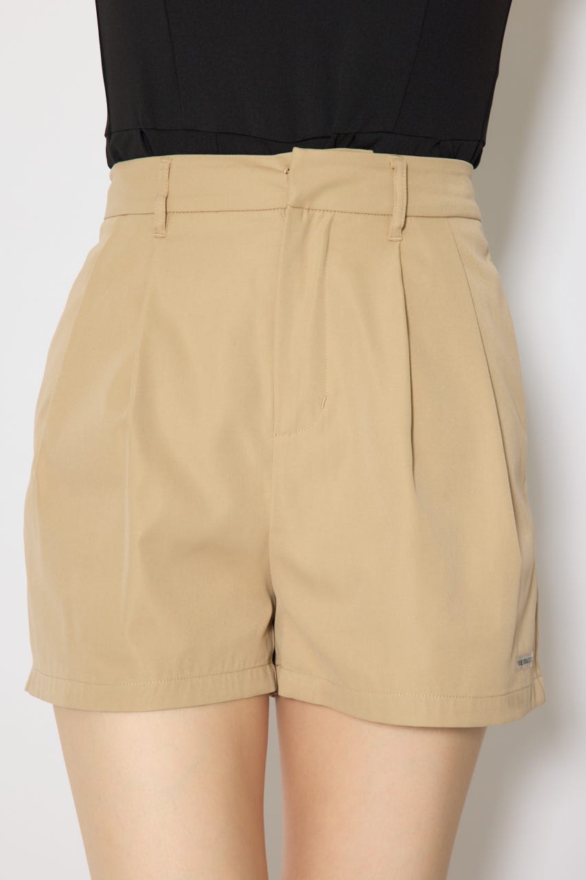 【一部店舗・WEB限定】【RIENDA GOLF】ダブルタックベーシックショートパンツ BEG S