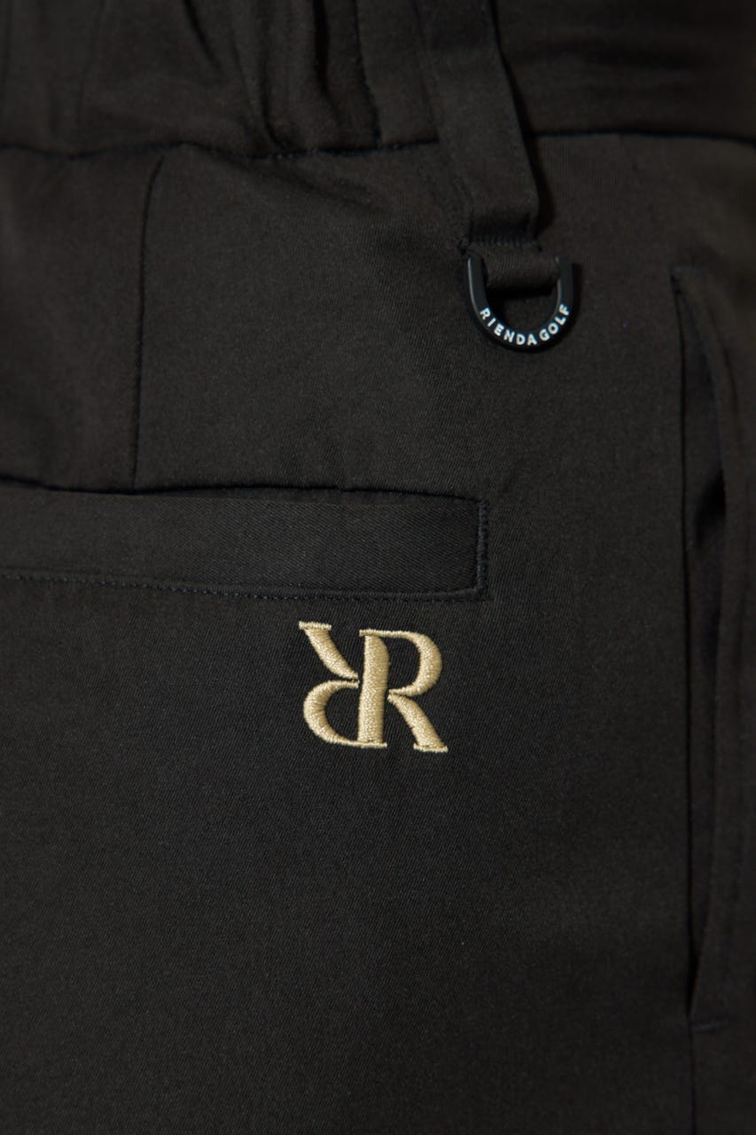 【一部店舗・WEB限定】【RIENDA GOLF】ダブルタックベーシックショートパンツ BLK M