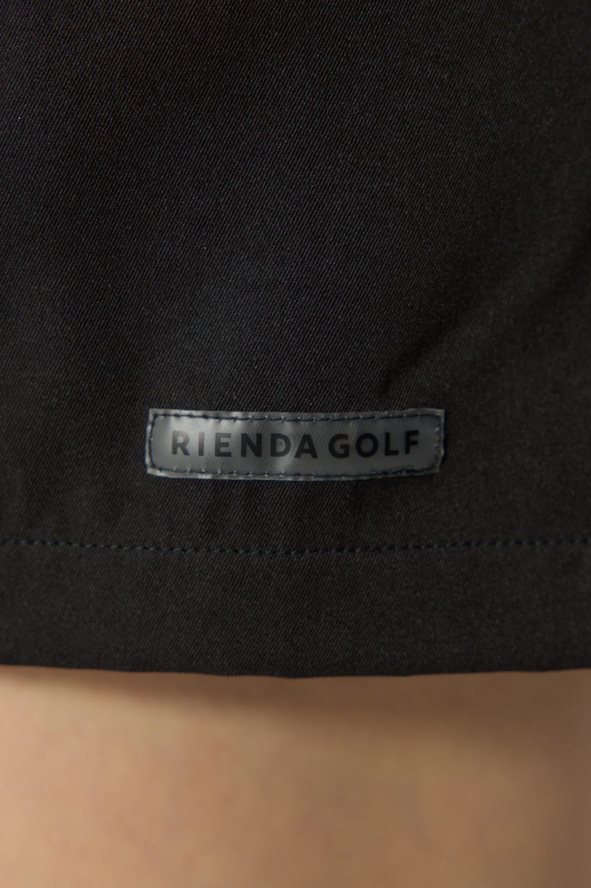 【一部店舗・WEB限定】【RIENDA GOLF】ダブルタックベーシックショートパンツ BLK M