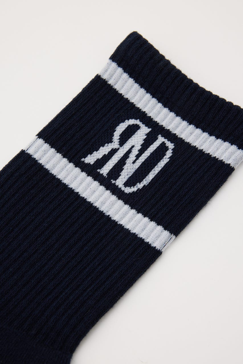 【一部店舗・WEB限定】【RIENDA GOLF】バイカラーRNDロゴソックス NVY FREE