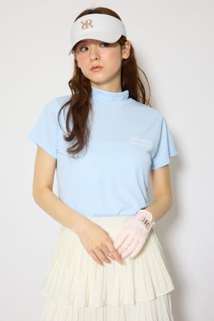 【一部店舗・WEB限定】【RIENDA GOLF】ユニセックスモックネックTシャツ